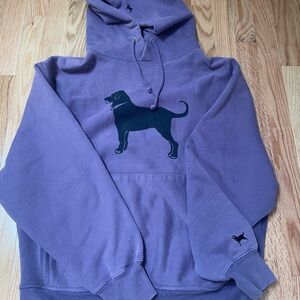 The Black Dog Lavender Hoodie with Iconic Graphic